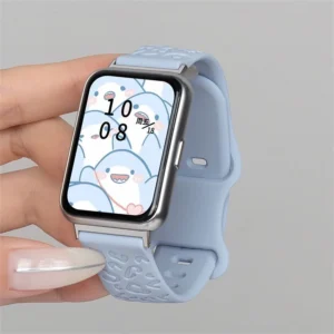 สายนาฬิกาข้อมือซิลิโคน ลายเสือดาว สําหรับ Huawei Watch Fit 2