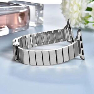 สายโลหะสําหรับ Apple Watch  49 มม. สีเงิน